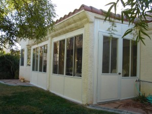 Patio Enclosure Under Existing Stucco Cover